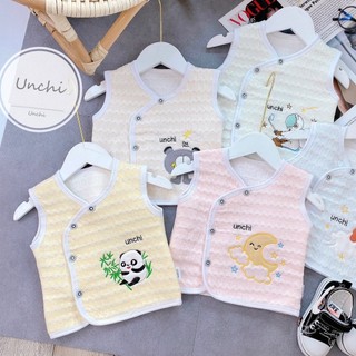 Áo Gile Unchi xốp cực mềm mịn ấp áp cho bé