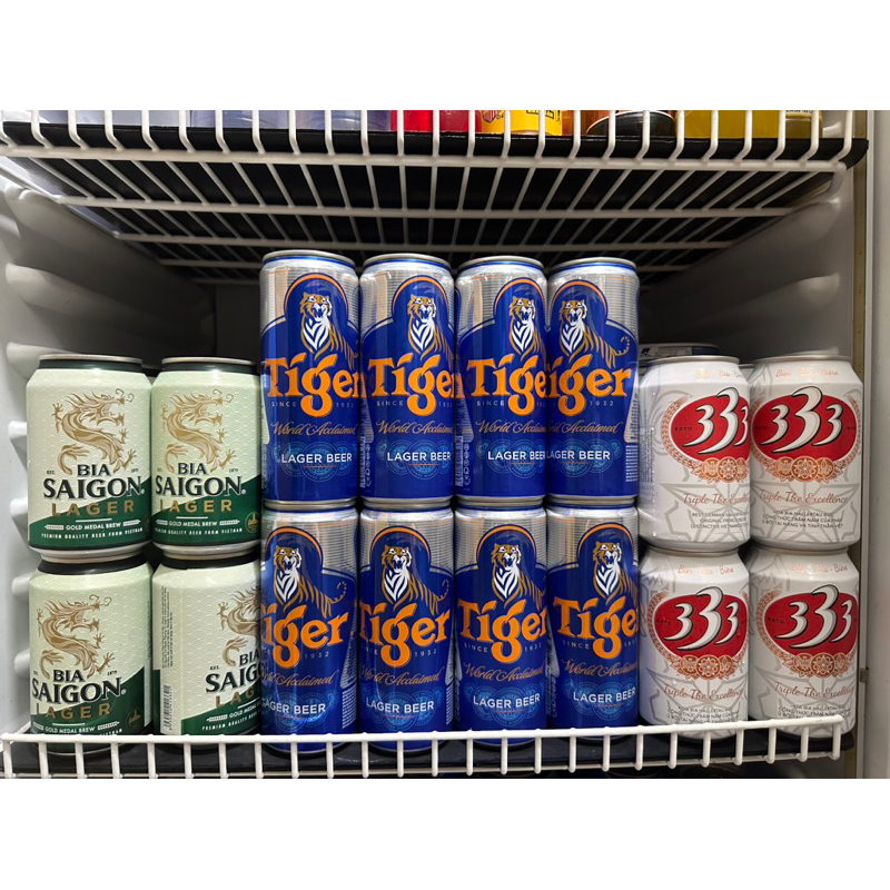 Tiger nâu lon 330ml bao bì Xuân  thiết kế lon cao mới đậm chất