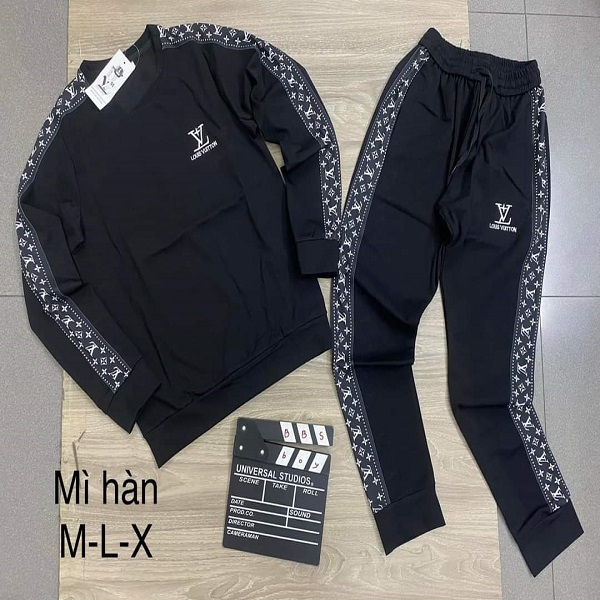 Bộ Thể Thao Thu Đông Nam Cao Cấp Dài Tay Chất Mỳ Hàn Mềm Mịn Phong Cách Trẻ Trung Năng Động