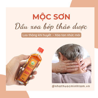 Dầu xoa bóp dược liệu Mộc Sơn