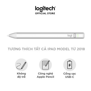  Bút cảm ứng Logitech Crayon dành cho iPad - Công nghệ kỹ thuật số như Apple Pencil