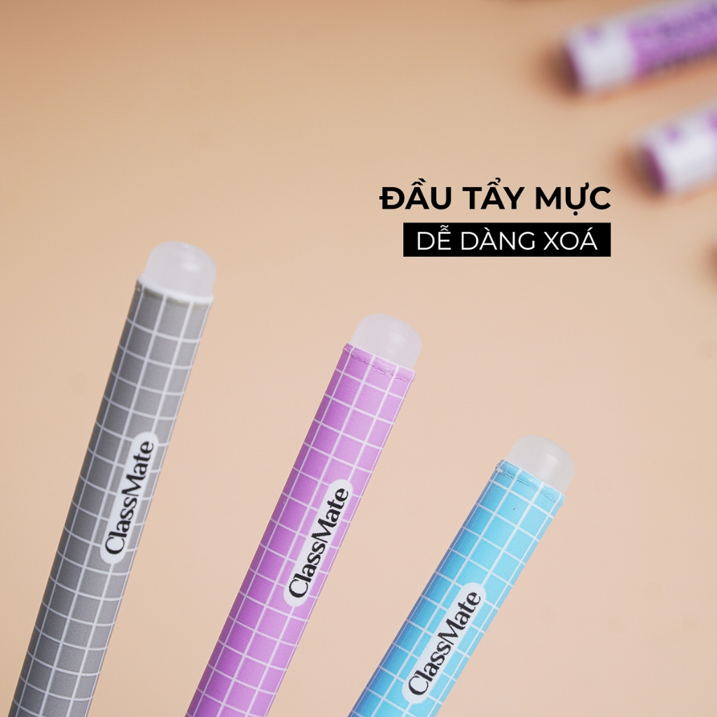 Bút Gel Xóa Được CLASSMATE An Toàn Không Độc Hại Ngòi 0.5mm GP02-PE