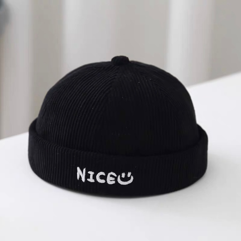Mũ beanie tròn không vành phong cách CA, Nice cho bé 2-4 tuổi