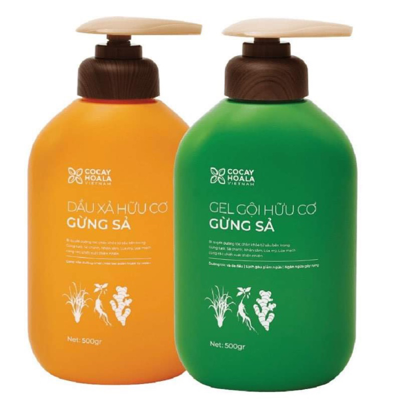 Dầu gội dầu xả gừng sả
