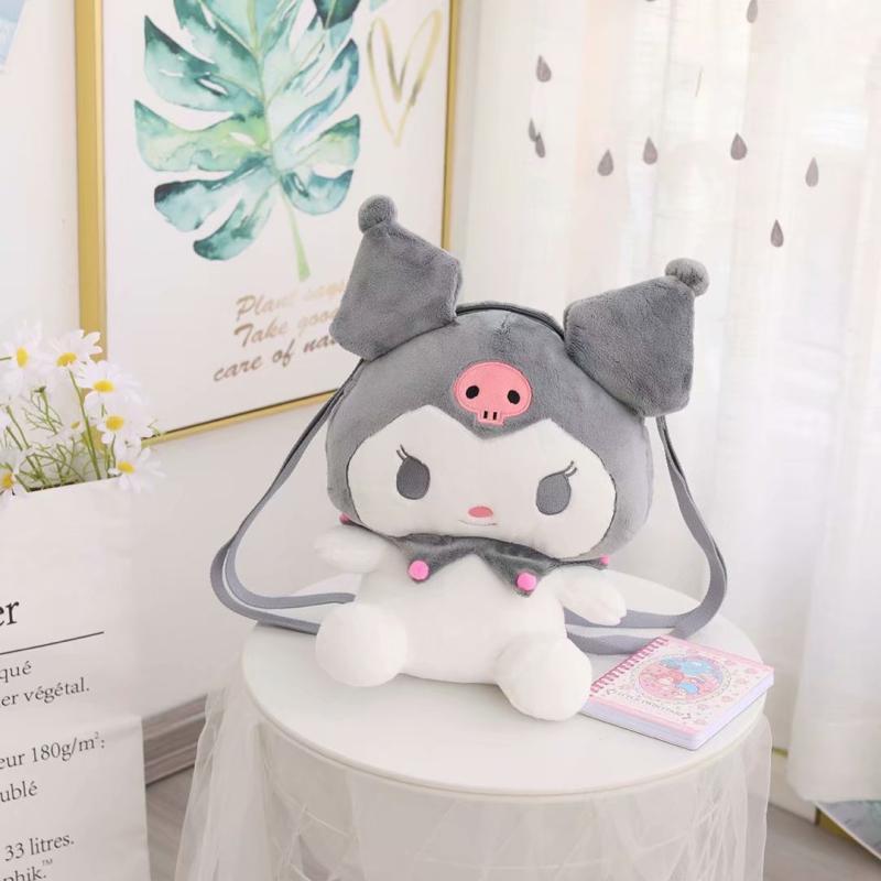 Balo Gấu bông nhồi bông Cinamoroll, Thỏ hồng Melody, Pikachu, Kuromi Size Lớn siêu đáng yêu