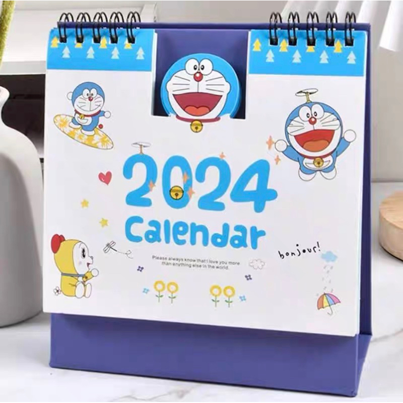 Lịch 2024 Doreamon Doraemon Kèm Note Ghi Chú