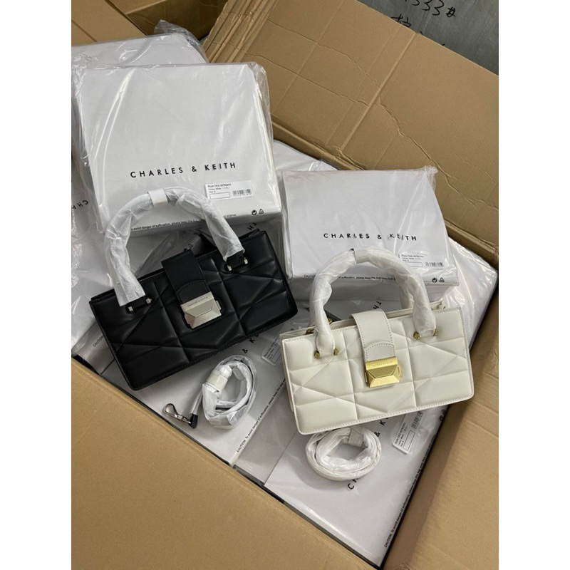 Túi Cha lét dáng dài có quai xách, đi kèm dây đeo chéo bản xuất xịn 1:1