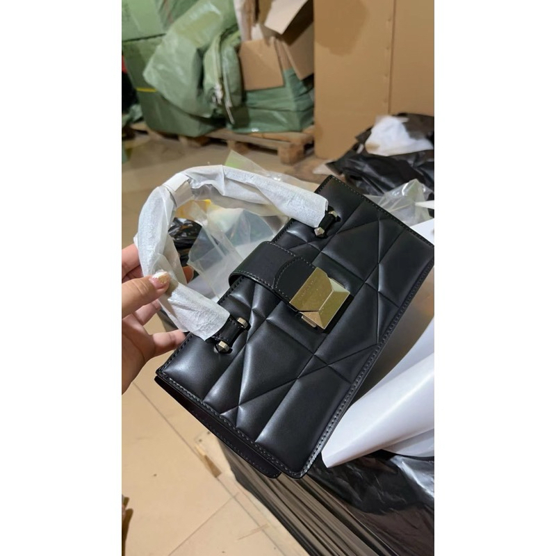 Túi Cha lét dáng dài có quai xách, đi kèm dây đeo chéo bản xuất xịn 1:1