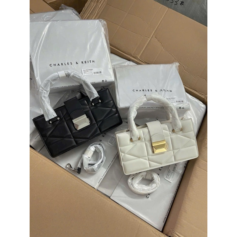 Túi Cha lét dáng dài có quai xách, đi kèm dây đeo chéo bản xuất xịn 1:1