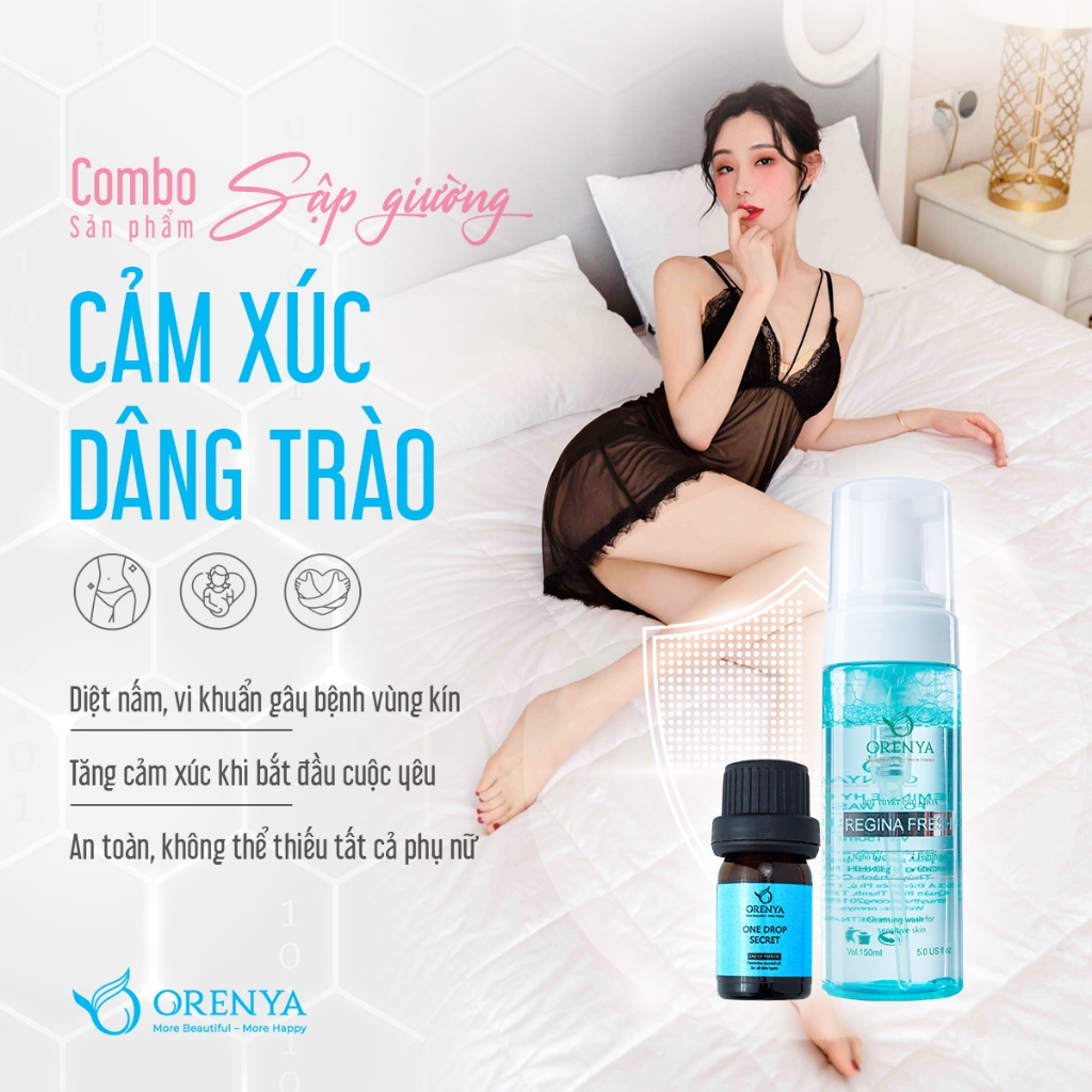 Dung dịch vệ sinh phụ nữ Regina Fresh Orenya 150ml - Nước rửa phụ khoa dịu nhẹ - ORENYA TPHCM
