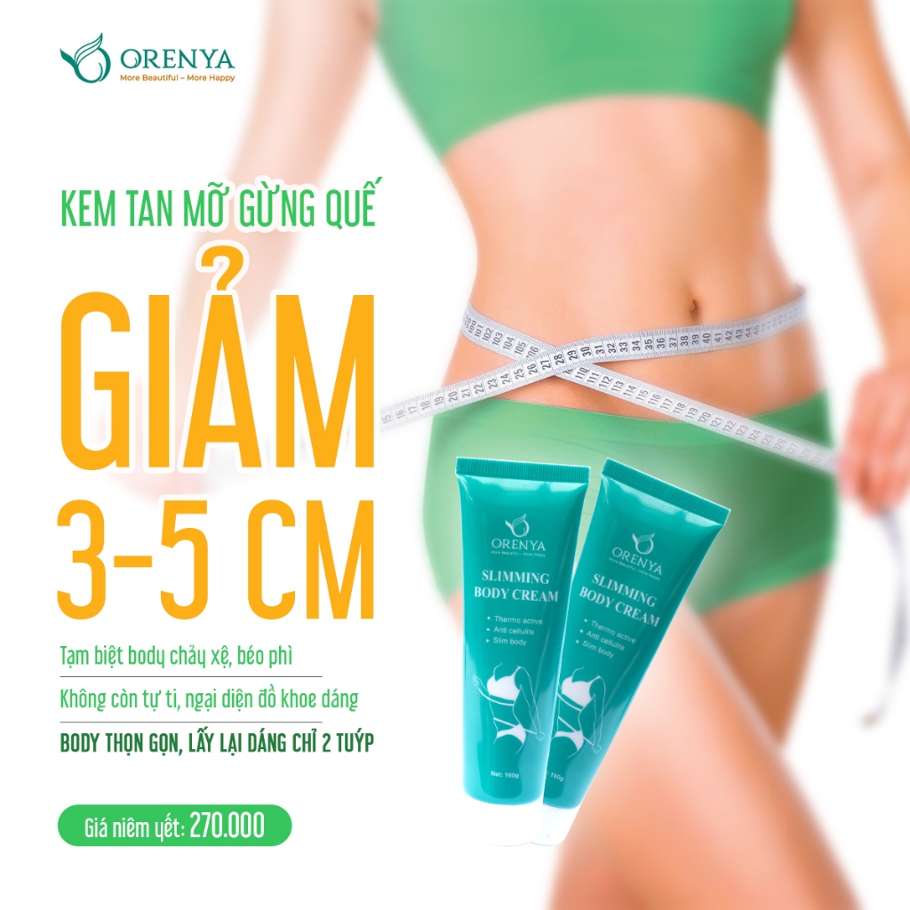 Kem Tan Mỡ – Slimming Body Cream 🔥Massage Giúp Săn Chắc Và Thon Gọn Hiệu Quả