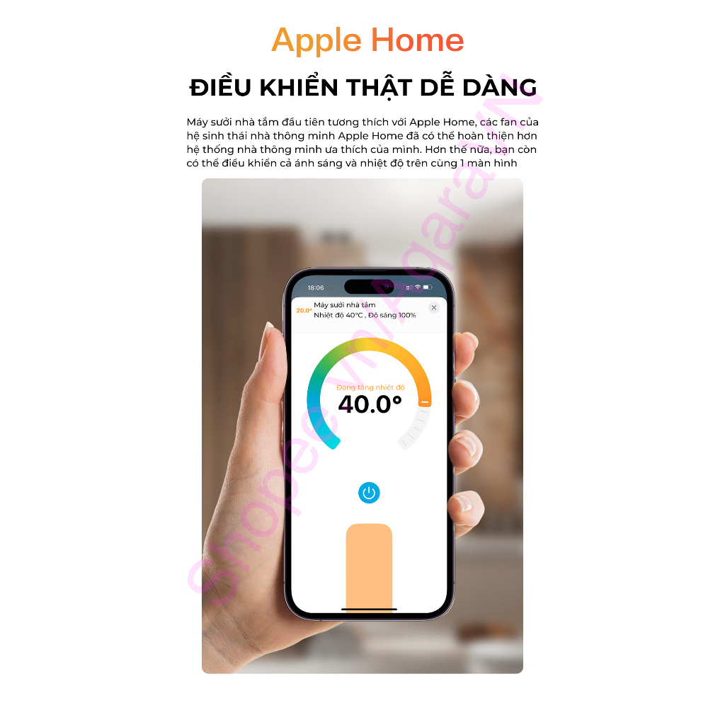 Máy sưởi phòng tắm Aqara T1 Smart Heater tích hợp Đèn sưởi thông minh, Quạt sưởi điều khiển qua App, Tương thích HomeKit