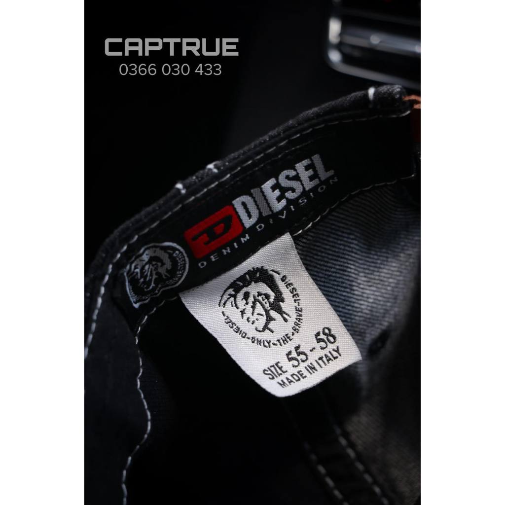 Nón nam, mũ lưỡi trai DIESEL vải Kaki đẹp form chuẩn  - ST01