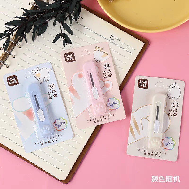 Dao rọc giấy mini hình thú ngộ nghĩnh đáng yêu nhỏ gọn dành cho học sinh sinh viên