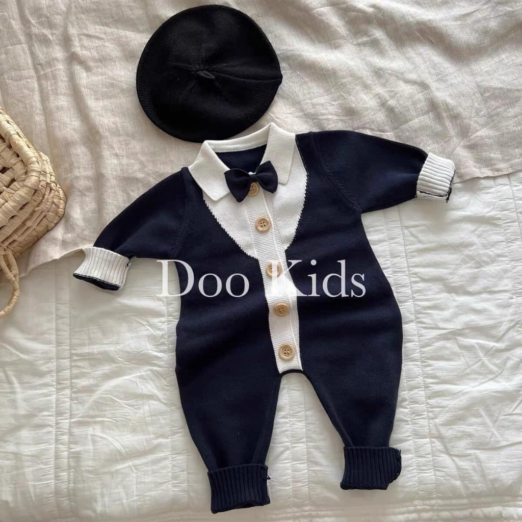 Body  Len Công Tử Cho Bé  Trai,Body  Len QC cho bé