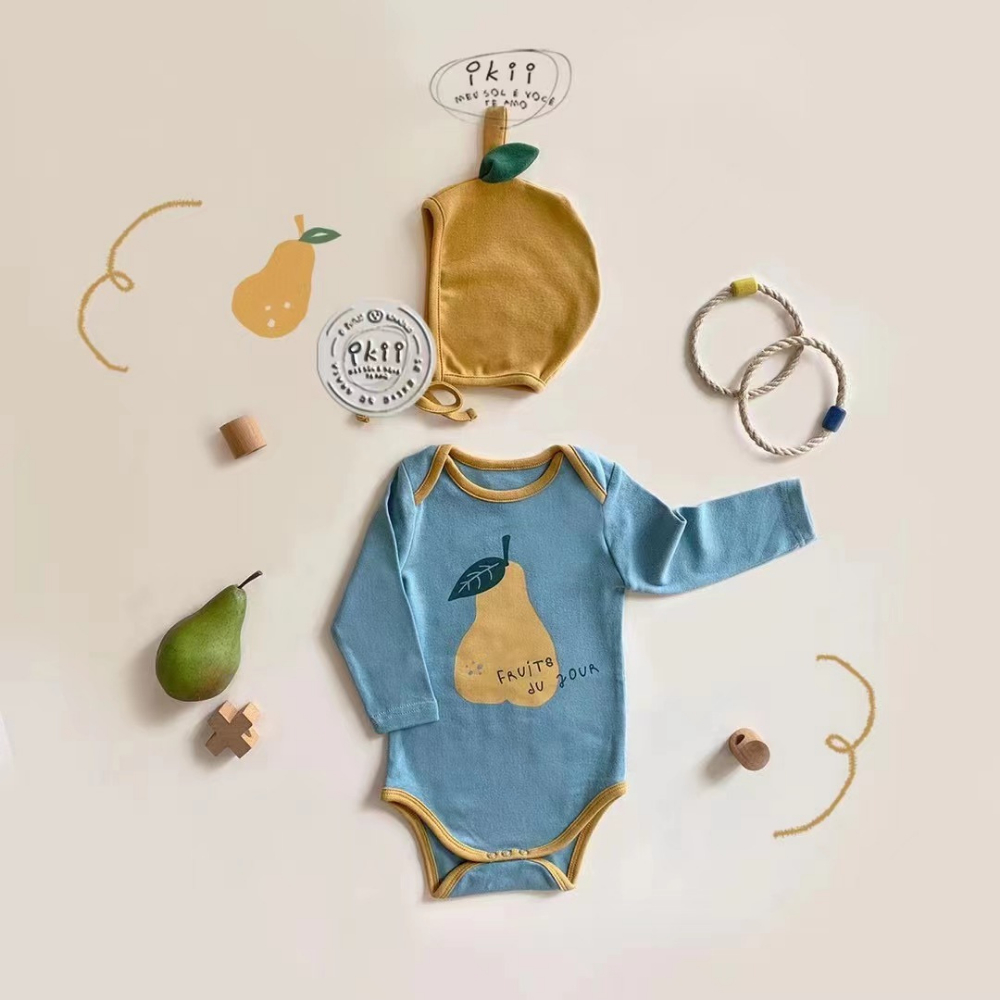 Set body quả lê, set đồ cho bé dễ thương size từ 4-12kg BDK06
