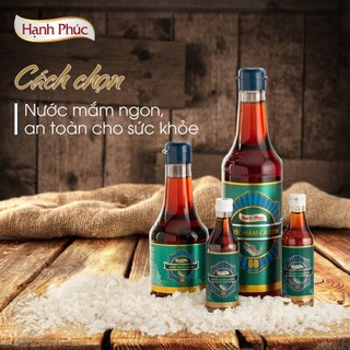 Nước mắm cá cơm Hạnh Phúc 60 độ đạm | Chai 750ml