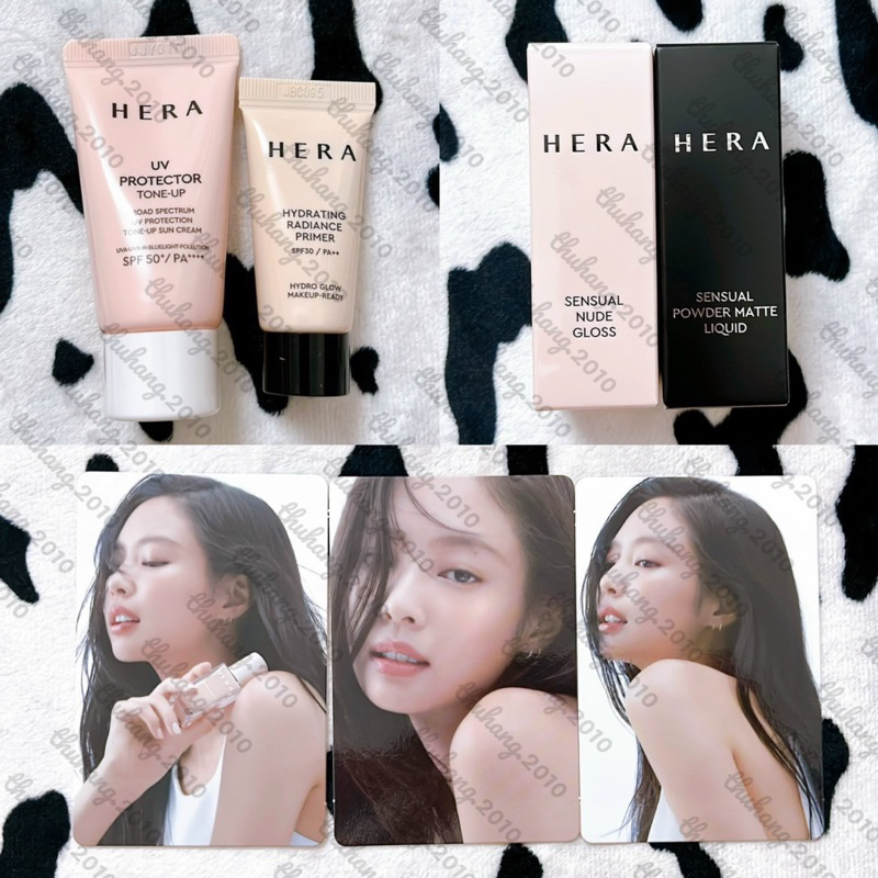 Set ảnh và son HERA x JENNIE 2023