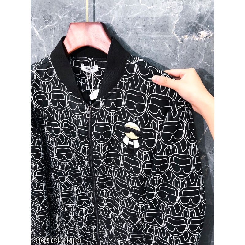 Áo khoác thu đông nam nữ Fen.di đẹp mê li. ảnh thật_40489