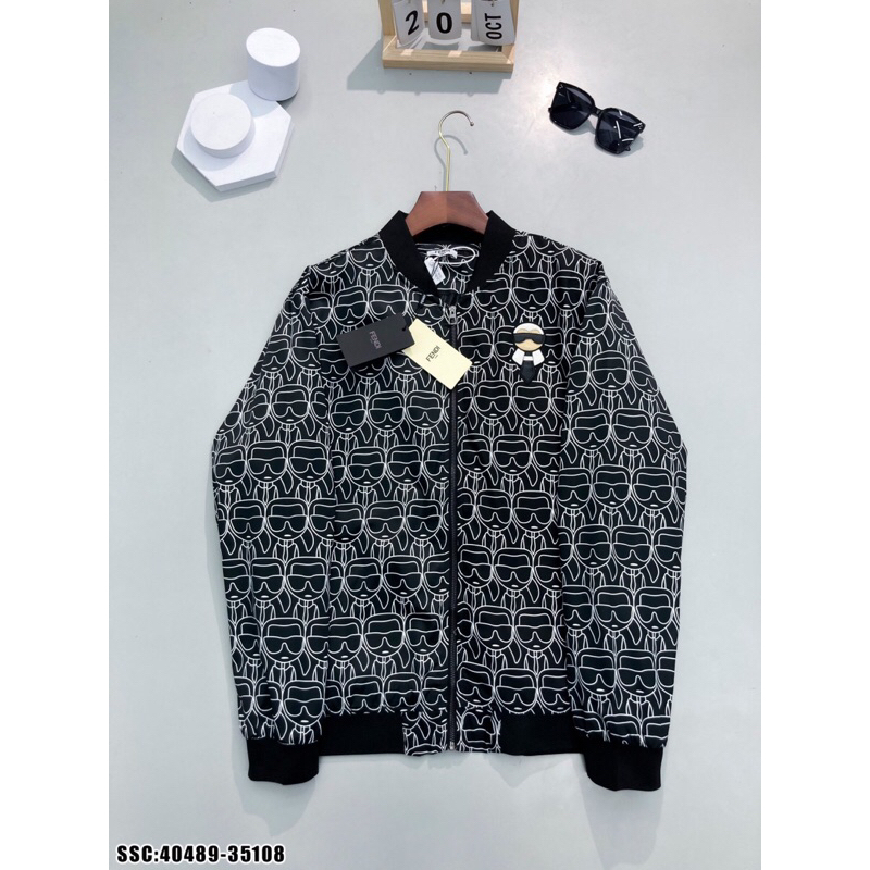 Áo khoác thu đông nam nữ Fen.di đẹp mê li. ảnh thật_40489