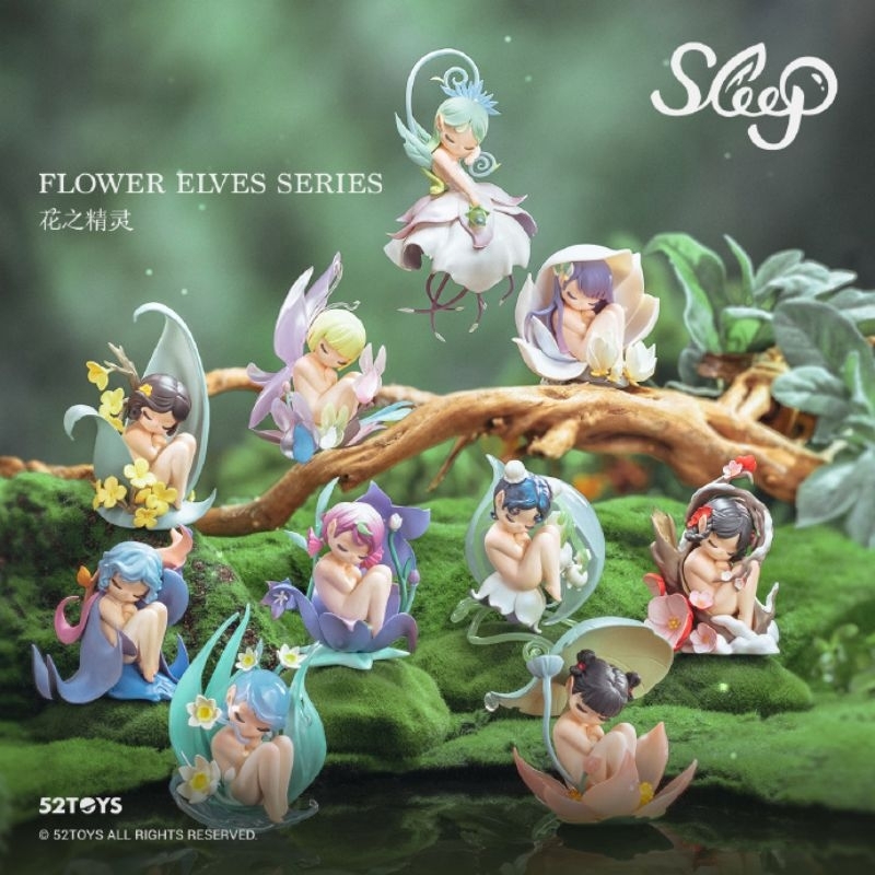 MÔ HÌNH 52TOYS Sleep - Flower Elves Series Blindbox ( FULL SET LỚN )