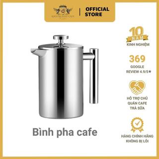 Bình pha cafe French press thép không gỉ bình pha cà phê kiểu pháp 350/800 ml
