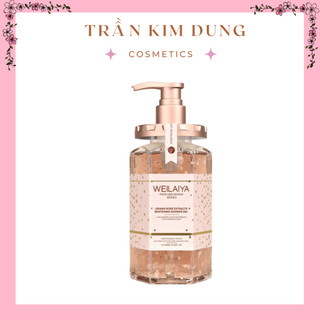 Sữa tắm trắng da cánh hoa hồng Damask Weilaiya 450ml