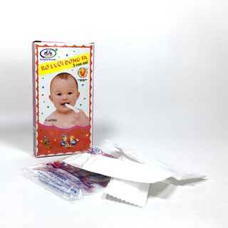 Rơ lưỡi Đông Pha ,gạc tưa lưỡi,lau răng miệng,vệ sinh cho bé - hộp 5 chiếc