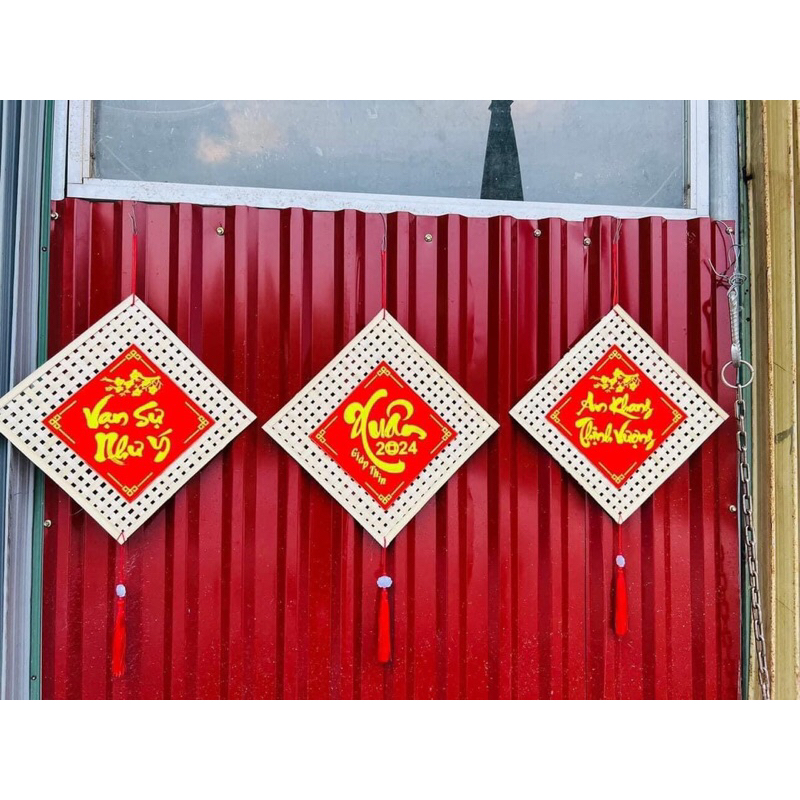Mành tre trang trí tết,mẹt tre,vỉ tre, tấm tre đan hình vuông,trang trí,decor,handmade,..