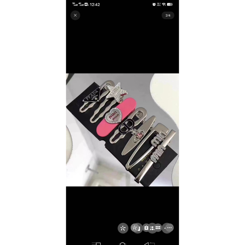 Sỉ 5 Sét kẹp mẫu mới