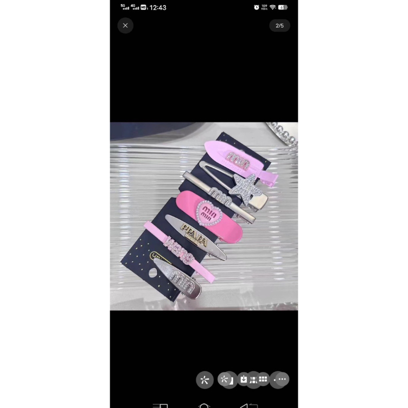 Sỉ 5 Sét kẹp mẫu mới