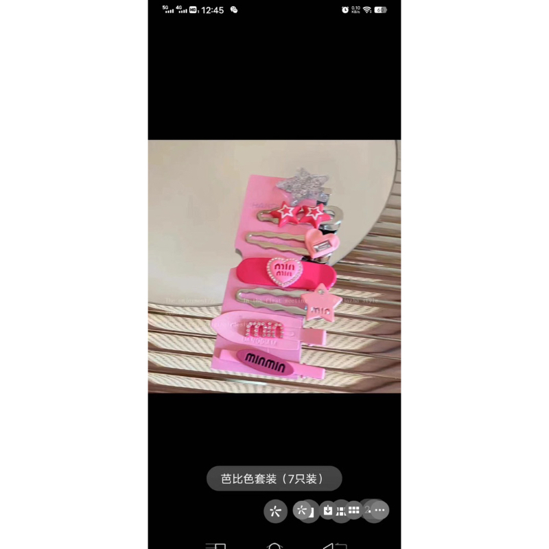 Sỉ 5 Sét kẹp mẫu mới