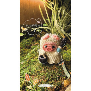 Móc Khoá Con Ma Halloween Ghost Bằng Len Handmade