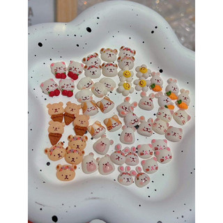 charm thú bột nổi làm nail