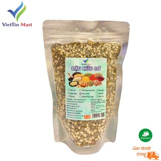 Đậu xanh vỡ đôi còn vỏ viettin mart 500gr