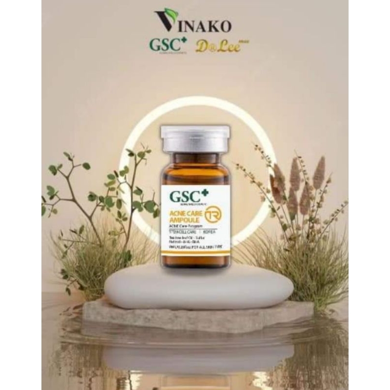 Tế Bào Gốc Mụn GSC 8ml xuất xứ Hàn Quốc, giúp giảm tình trạng mụn trên da, giảm viêm, làm trắng sáng, mờ thâm