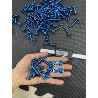  Ốc titan GR5 6li40 dù to   M6*40 đầu dù to   gắn nhiều vị trí có cùng kích thước 