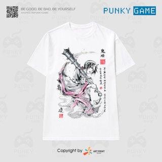Áo thun Hozuki's Coolheadedness Collection Black Art ngắn tay