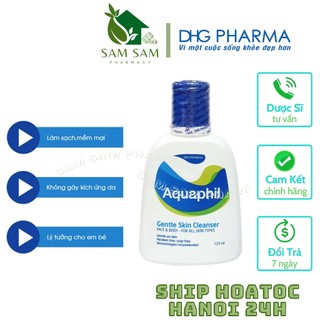Sữa rửa mặt Aquaphil 125ml DHG Pharma