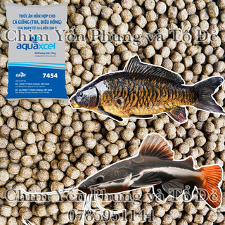 1kg cám cá cargill 7454 viên 3mm 30% đạm cho cá ăn hoặc dùng câu cá,tra,điêu hồng.