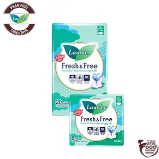 Băng Vệ Sinh Ban Ngày Siêu Mỏng Cánh 22cm Laurier Fresh & Free [che tên sản phẩm khi giao hàng]