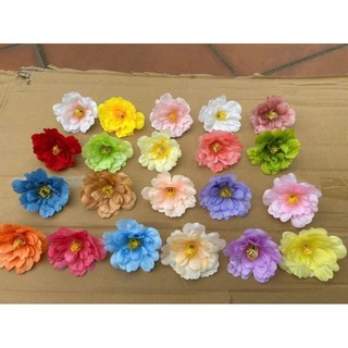 Sỉ đầu bông hoa cẩm chướng, hoa lụa, hoa giả