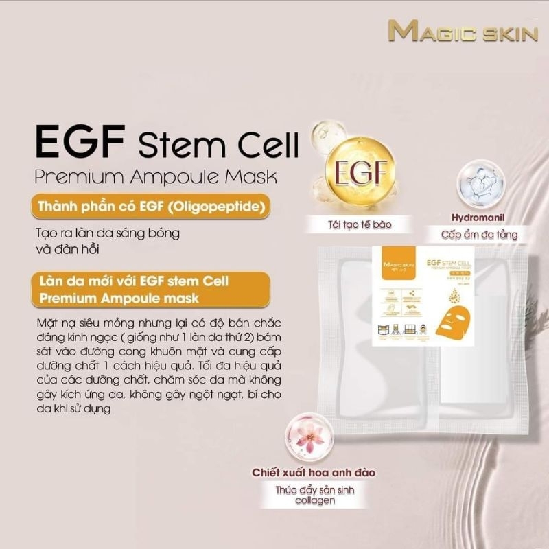 Mặt nạ 2 ngăn tế bào gốc magic skin