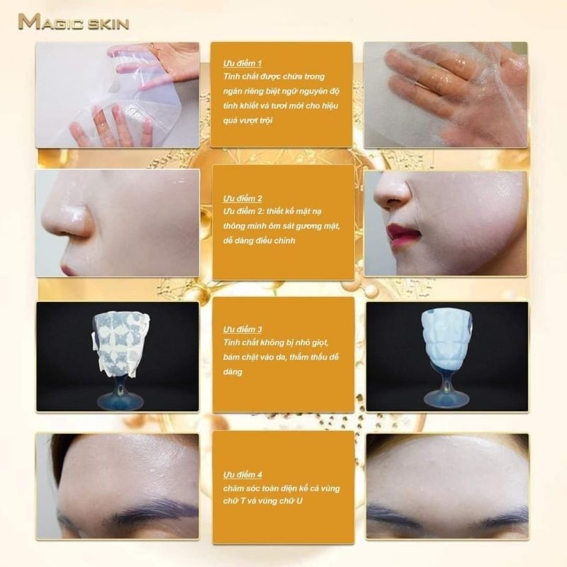 Mặt nạ 2 ngăn tế bào gốc magic skin
