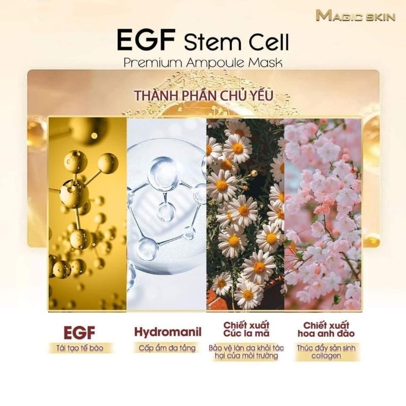 Mặt nạ 2 ngăn tế bào gốc magic skin