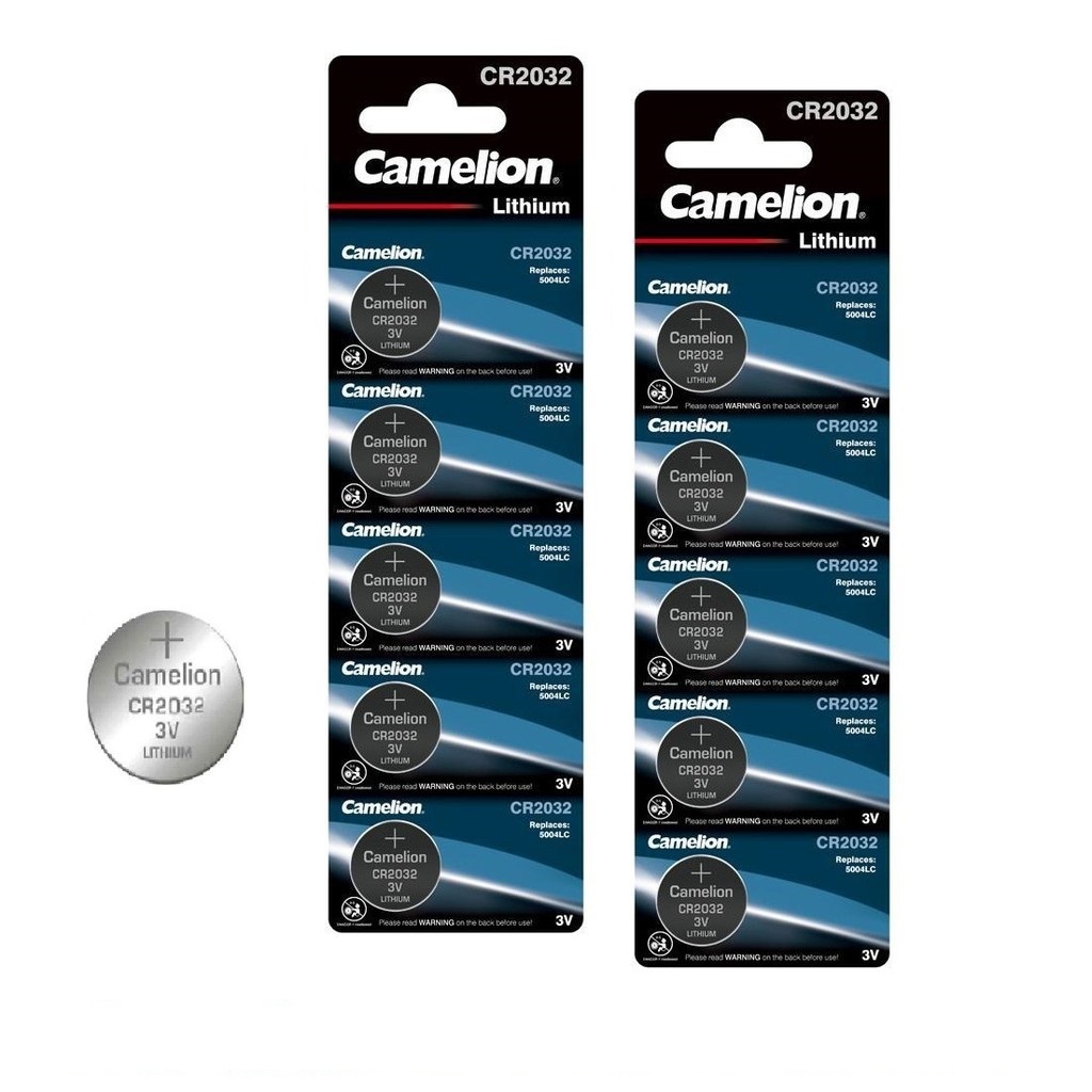 Vỉ 5 Viên Pin Cmos Camelion CR2032 3V Lithium,Pin Cúc Áo CR2032 Gắn Máy Đo Đường Huyết - Đồ Chơi - Máy Tính