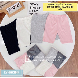 Set 4c quần thun legging cho bé