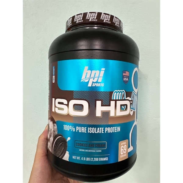 BPI ISO HD 100% PURE ISOLATE PROTEIN 5LBS | SỮA WHEY HỖ TRỢ TĂNG CƠ BẮP (2.34Kg)