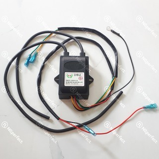 Combo Ic bếp ga 2 lò 1,5v (có dây) + Hộp đựng pin + Công tắc bếp gas âm Faber FB-A05G2, Taka TK-920A, Sakura SG-727GB..