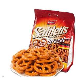 Bánh xoắn vị muối brezel lorenz saltletts brezel 90g